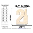 thumbnail image 2 of Unfinished Twenty One Bottle Shape | DIY Craft Cutout 3" / 1/4", 2 of 3