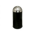 thumbnail image 3 of Genuine Joe Push Receptacle 14"diameter x 29"H 12 Gal. BK/SR 58886, 3 of 13