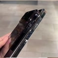 thumbnail image 3 of for iPhone Case,[Compatible with MagSafe] Luxury ElectroPlated Large Window Camera Lens Protection Clear Soft Shockproof Phone Case (Black,iPhone 15), 3 of 6