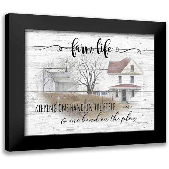 Jacobs, Billy 14x12 Black Modern Framed Museum Art Print Titled - Farm Life
