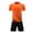 Orange, variant on Xyant Boys Quick Dry Short Sleeve T-Shirt and Mesh Shorts Soccer Set (Blue,13-14 Years)