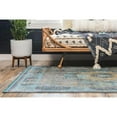thumbnail image 5 of Unique Loom Raul Baracoa Rug Blue/Gray 4' 3" x 6' 1" Rectangle Border Modern Perfect For Living Room Bed Room Dining Room Office, 5 of 7