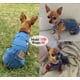 thumbnail image 4 of Camisas para perros, ropa, overoles de mezclilla, jeans para mascotas, monos, chaquetas de mezclilla para cachorros, disfraces, pantalones azules cómodos de moda para perros pequeños,, 4 of 7