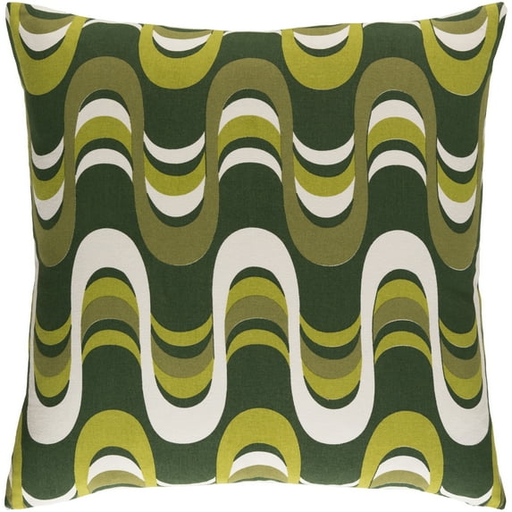 Artistic Weavers Trudy Wave Pillow Cover and Down Insert 18' x 18'