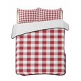 thumbnail image 2 of Farmhouse Red Plaid Twin Size Down Alternative Comforter, Lightweight Comforter Quilt Bedding Set with Pillow Shams Rustic Red White Checkered All Seasons Bed Comforter Duvet Insert 68"x86", 2 of 7