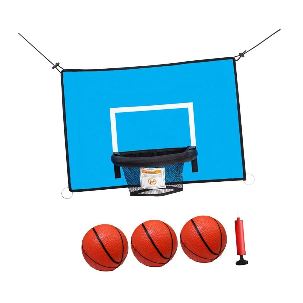 harayaa Basketball Hoop for Trampoline Basketball Training Outside Indoor Outdoor Sports Style D