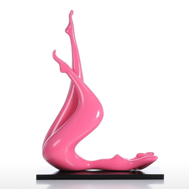 photo Resin Sculpture Artists tomfeel leisure resin sculpture modern art figurine human statue elegant woman statue home decor