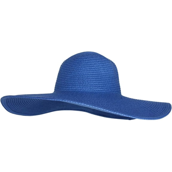 Minzimin womens Floppy,Womens Sun Straw Hat Wide Brim UPF 50 Summer Hat Foldable Roll up Floppy Beach Hats for Women