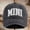 Black, variant on Washed Cotton Printed Hat with Soft Top and Vintage Baseball Cap Style Featuring Relaxed Fit for Outdoor Adventures Gardening Hikes Casual Outings Beach Days or Weekend Getaways Black