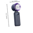 thumbnail image 6 of JZCHUNTOY Ice Sensation Handheld Fan, Portable Wearable Neck Hanging Design, Digital Display, Strong Airflow, Rechargeable Mini Fan for Outdoor Activities, Travel, Camping, Office and Daily Use, 6 of 7