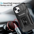 thumbnail image 5 of Funda para GANGXUN iPhone 13 Mini - Soporte metálico, Función magnética, Negro, 5 of 5