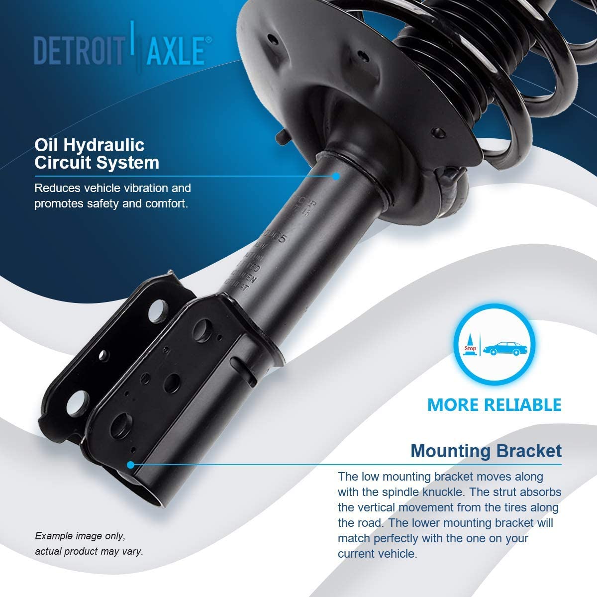 大好き 新品 Detroit Axle Front Struts Sway Bars Outer Tie Rods Replacement for  20