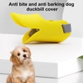 thumbnail image 4 of Basket Muzzle for Large Dog with Adjustable Strap, Dog Muzzle for Large Dogs for Walking Training and Grooming, Blue Silicone Pet Muzzle Size M, 1 Pack, 4 of 6