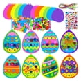 thumbnail image 2 of Easter Egg Decorations, Polyester Craft Kit for Festive Arrangements, Indoor & Outdoor Holiday Props, QFL, 2 of 6