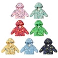thumbnail image 3 of Toddler Kids Baby Boys Girls Winter Coats Padded Light Puffer Jacket Outerwear Infant Down Windproof Warm Jacket with Hoods, 3 of 6