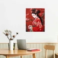 thumbnail image 2 of PIKWEEK Traditional Chinese Peking Opera Female Characters Canvas Painting Poster Mural Canvas Prints Room A Canvas Painting Wall Art Poster for Bedroom Living Room Decor 16x20 in, 2 of 4