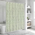 thumbnail image 6 of Sage Green Branches Shower Curtain, Waterproof Shower Curtains for Bathroom, Vintage Art Farmhouse Washable Fabric Bathtub Curtain Set Bath Decor with 12 Hooks 72"x78", 6 of 8
