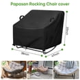 thumbnail image 2 of Funda para Muebles ANANMEI Impermeable para Silla Mecedora Papasan 97x120x51 cm, 2 of 7