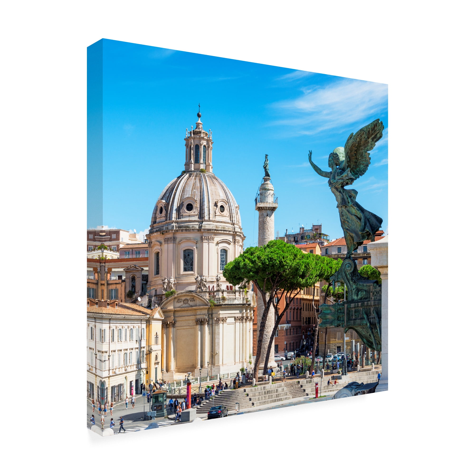 Trademark Fine Art 'Dolce Vita Rome 3 The City of the Italian Angels' Canvas Art by Philippe Hugonnard