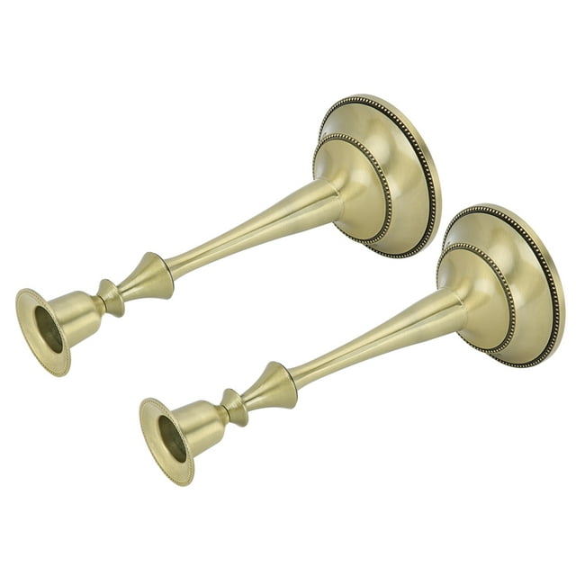 2Pcs European Style Single Head Candlestick Candle Holder Home Wedding Decoration