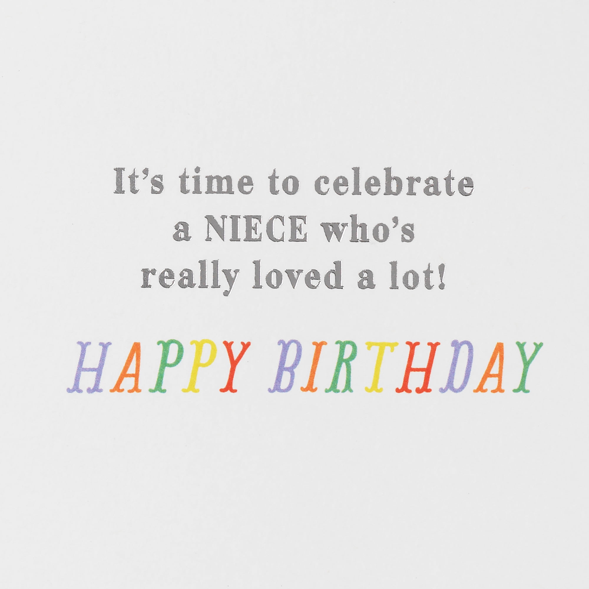 Hallmark Birthday Card for Niece (Cherished and Incredibly Loved)