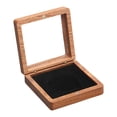 thumbnail image 2 of TISHITA Wooden Coin Presentation Display Box Badge Organizer Collection Storage Case Black, 2 of 8