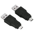 thumbnail image 2 of Paquete de 10 adaptadores USB 2.0 múltiples, conectores convertidores micro/mini macho/hembra, 2 of 7