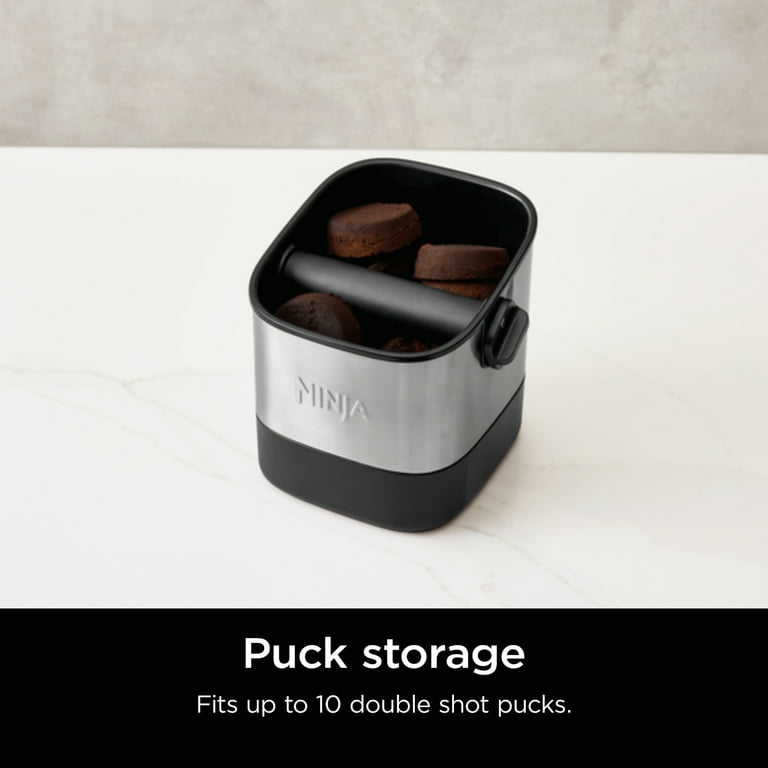 Ninja Luxe Café Knock Box, Accessories for Espresso Machine, Easy