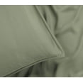 thumbnail image 4 of 100% Organic Eucalyptus Bed Sheets Full Size 4 Piece Set, Tencel Lyocell, Silky Soft & Smooth, Breathable, 16 Inch Deep Pockets, 1 Fitted, 1 Flat, 2 Pillowcases (Full, Sage), 4 of 10