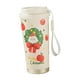 thumbnail image 1 of Taza de café con aislamiento navideño, vaso térmico a prueba de fugas, 500 ml, portátil, para viajes Patrón de Santa, 1 of 9