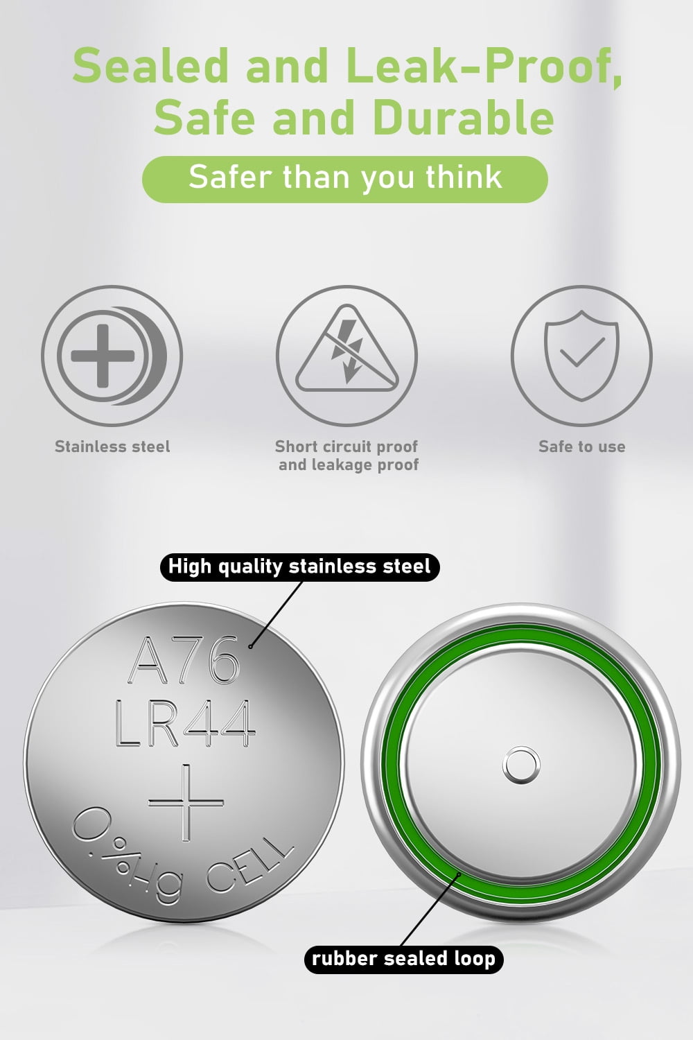 POWEROWL AA Batteries 24 Pack & LR44 Batteries 40 Pack - Long-Lasting Power For Everyday Devices