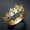 A, variant on Luxury Retro Baroque Rhinestone Crown - Multi-Color Alloy Cake Topper for Birthdays and Celebrations