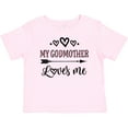thumbnail image 3 of Inktastic My Godmother Loves Me Girls Girls Baby T-Shirt, 3 of 5