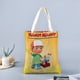 thumbnail image 2 of Handy Manny Bolso de tela con estampado de lienzo para mujer, bolsa de compras reutilizable y estética, con cremallera interior, regalo para mujer,40*45cm., 2 of 6