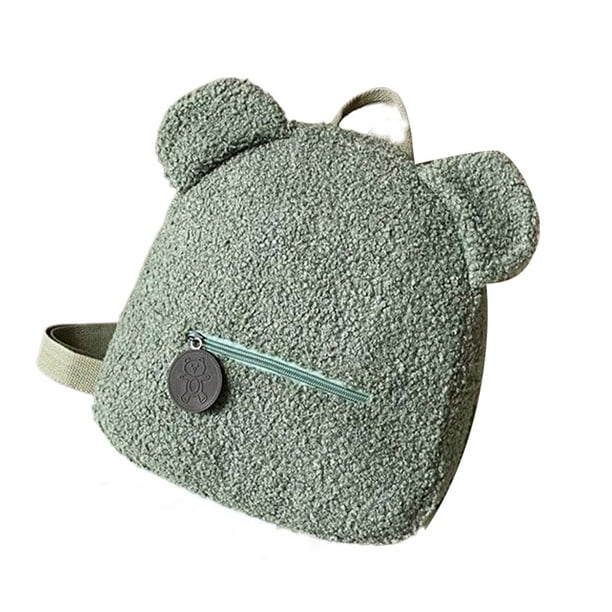 Mochila suave y cómoda Minnieouse con correas ajustables para padres e hijos bolso mujer Verde