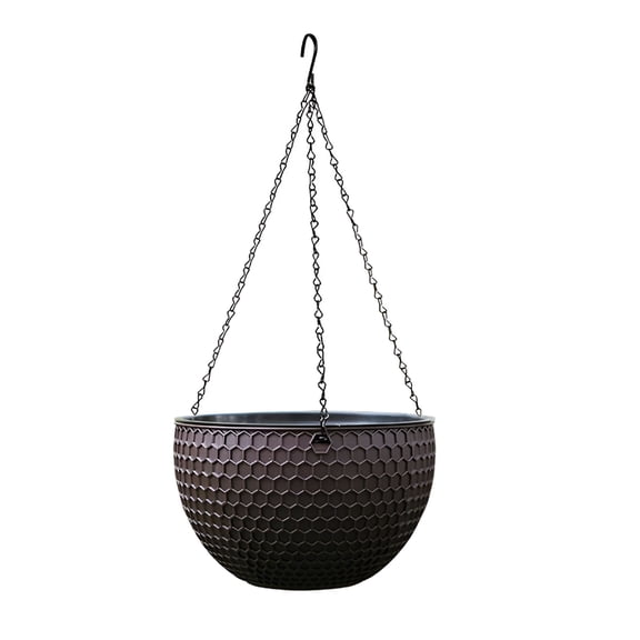 ACDANC 2026 New Self-Watering Hydroponic Hanging Basket Pot - 10 Inch Green Succulent Planter - Multi-Use Hanging Planter for Indoor and Outdoor, Durable Plastic, for Orchids, Roses & More
