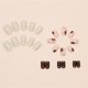thumbnail image 4 of Square Press on Nail French Tip Fake Nail Glues on Nail Flower Artificial Nail, 4 of 4