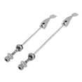 thumbnail image 1 of 2pcs Bike Cycling Wheel Hub Skewers Axle Durable Colour 5 Finish in a Wide Color Range - Titanium, 1 of 9