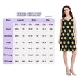 thumbnail image 4 of FORMRS Summer Dress for Women Loose U Neck Sleeveless Midi Beach Sundresses with Pockets, Black Volleyball Pattern, 4 of 8