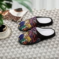 thumbnail image 6 of Mens Cozy Slippers Yu-Gi-Oh Warm Soft Plush Slipper Slip-on House Shoes for Home Indoor Outdoor, 6 of 7