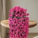 thumbnail image 3 of Colgante De Pared De Gloria De La Mañana Buganvillas artificiales de 12 tenedores y 156 flores para colgar en la pared, 73 cm, de plástico, para techo y sala de estar (1 unidad) JASKFLY, 3 of 6
