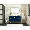 thumbnail image 6 of Elegant Decor Eugene 48" MDF Single Bathroom Vanity with Backsplash - Blue, 6 of 8