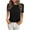 Black, variant on Shirts for Women Plus Size Short Sleeved Round Neck Solid Color Loose Casual Knitted Sweater Top Black L