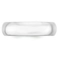 thumbnail image 2 of Auriga Fine Jewelry 14K White Gold 6mm Standard Weight Men's Wedding Band Size 6.5, 2 of 7