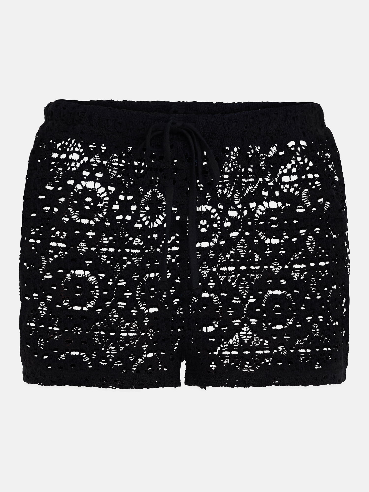 No Boundaries Crochet Shorts Coverup, Women’s XXS-XXL