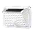 thumbnail image 1 of 90 LEDs Solar Powered Energy Light Outdoor Lamp Wall Street Fence Lights 3 Modes Sensitive Light Control/ PIR Motion Inductor Human Motion Detector IP65 Water Resistance Built-in 1200mAh Hi, 1 of 7