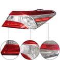 thumbnail image 3 of ALL-CARB Right Tail Light Right Passenger Signal Auto Accessories Lamp Replacement for Toyota Camry 2018 2019 2020 TO2805134 8155006720, 3 of 8