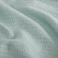 thumbnail image 5 of Home Essence Knit Freshspun Basketweave Cotton Blanket, 66x90, Twin, Blue, 5 of 7