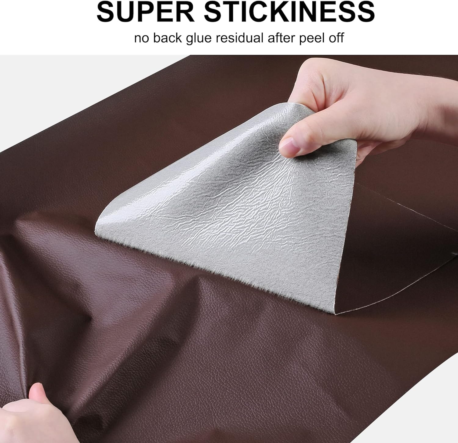 Leather Repair Patch for Furniture, 4" x 78" Self Adhesive Leather Repair Kit Vinyl Repair Tape for Car Seat Sofa Jackets Couches Chair Black