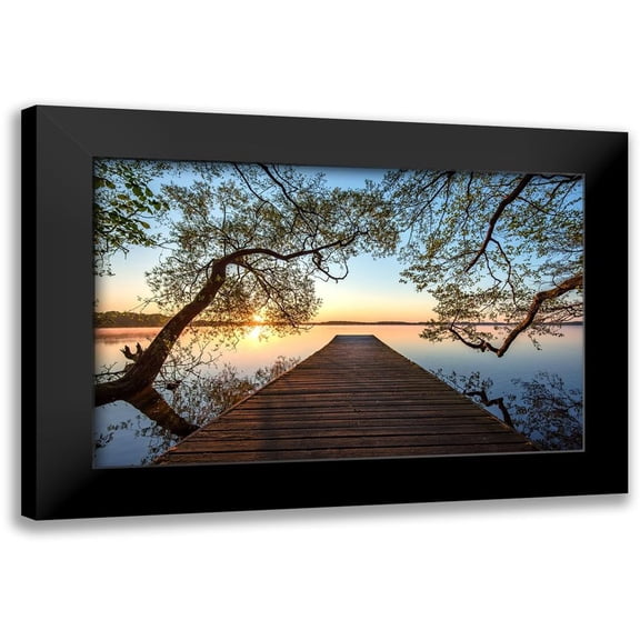 Keller 14x10 Black Modern Framed Museum Art Print Titled - Framed
